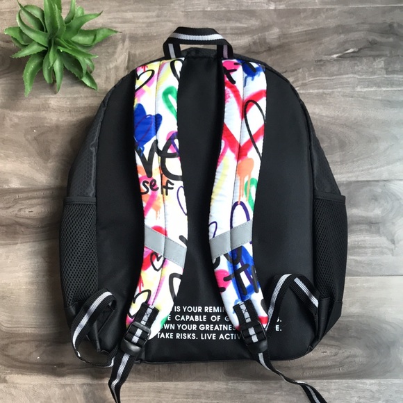 JUSTICE sport girls Graffiti Backpack - NEW with tags - Picture 5 of 13